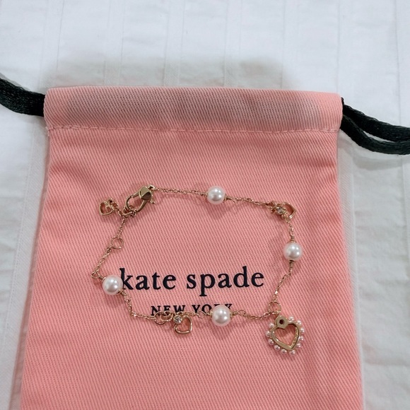 Kate Spade Gold Bracelet with Pearl Charms - Picture 2 of 2